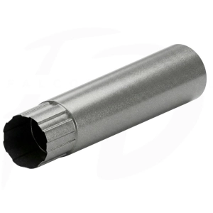 Rura spustowa stalowa ⌀ 90 długość 3m firmy KROP kolor antracyt metaliczny